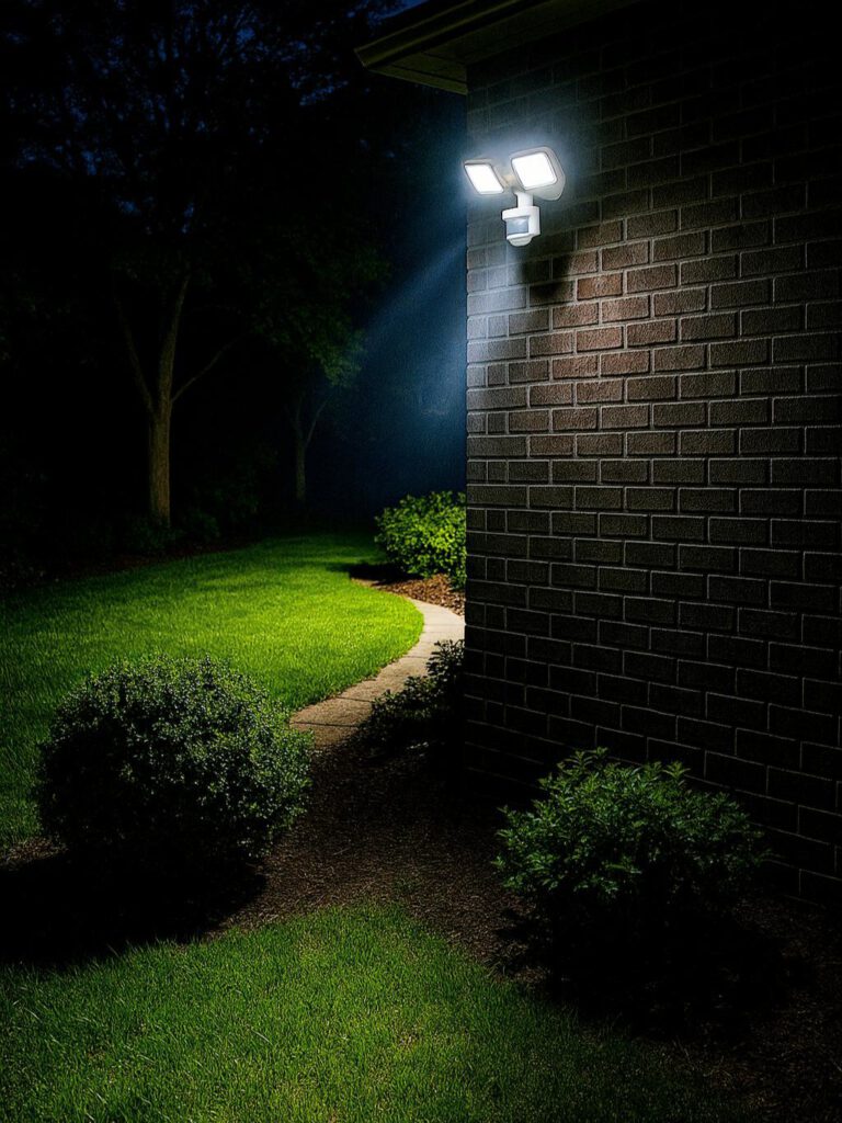 Slimme tuinverlichting met bewegingsdetectie
