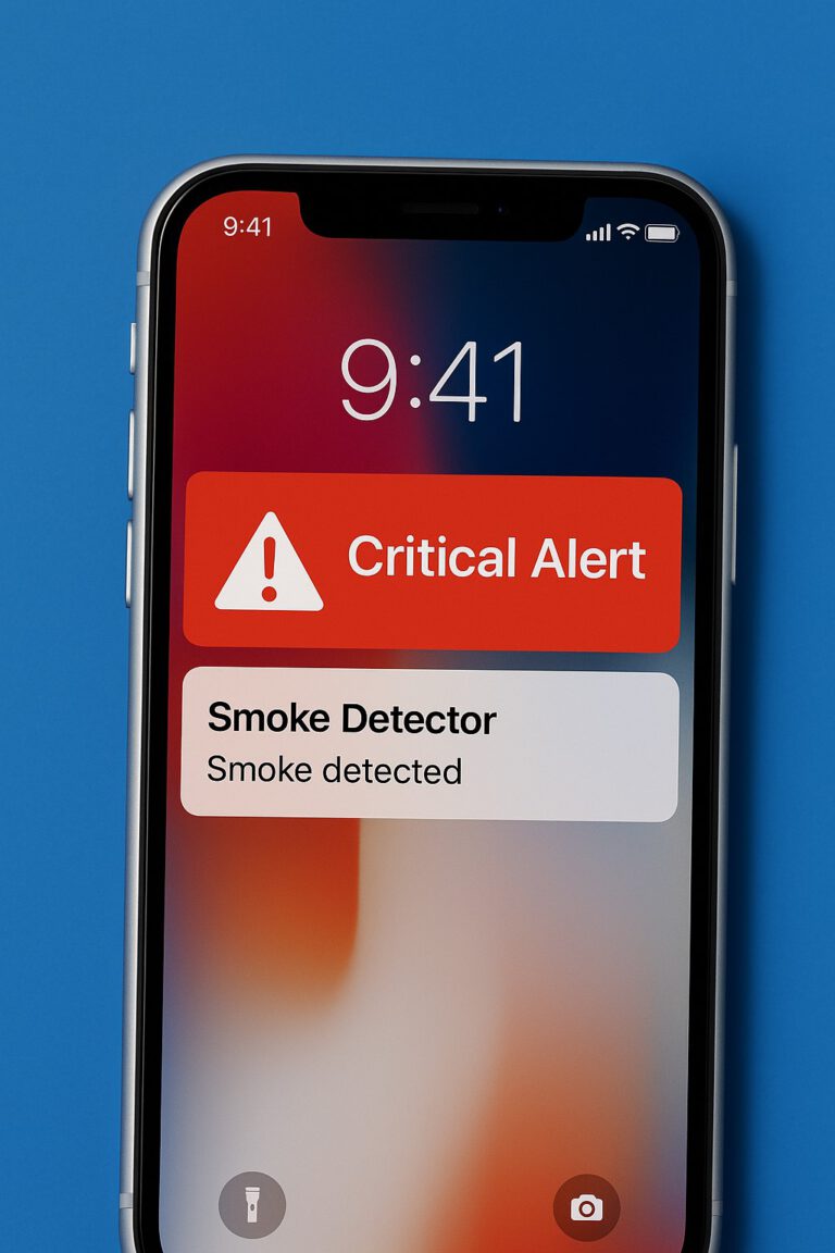 Critical Alerts in Homey