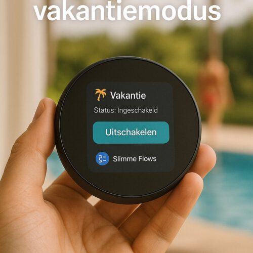Homey vakantie modus maken