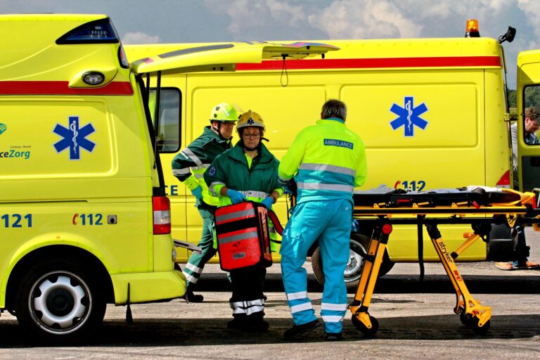 Ambulancenummer invoeren met één druk op de knop